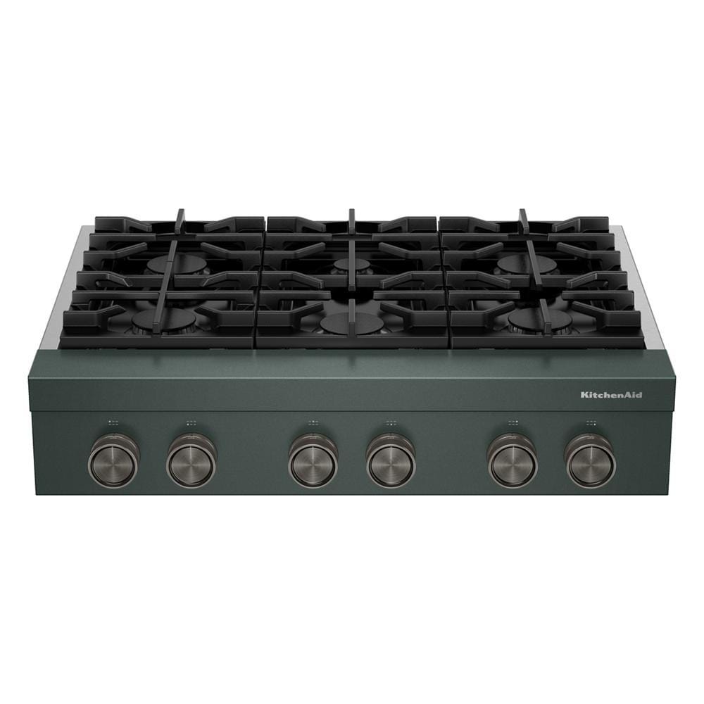 Kitchenaid 36" 6-Burner Gas Commercial-Style Rangetop - Juniper