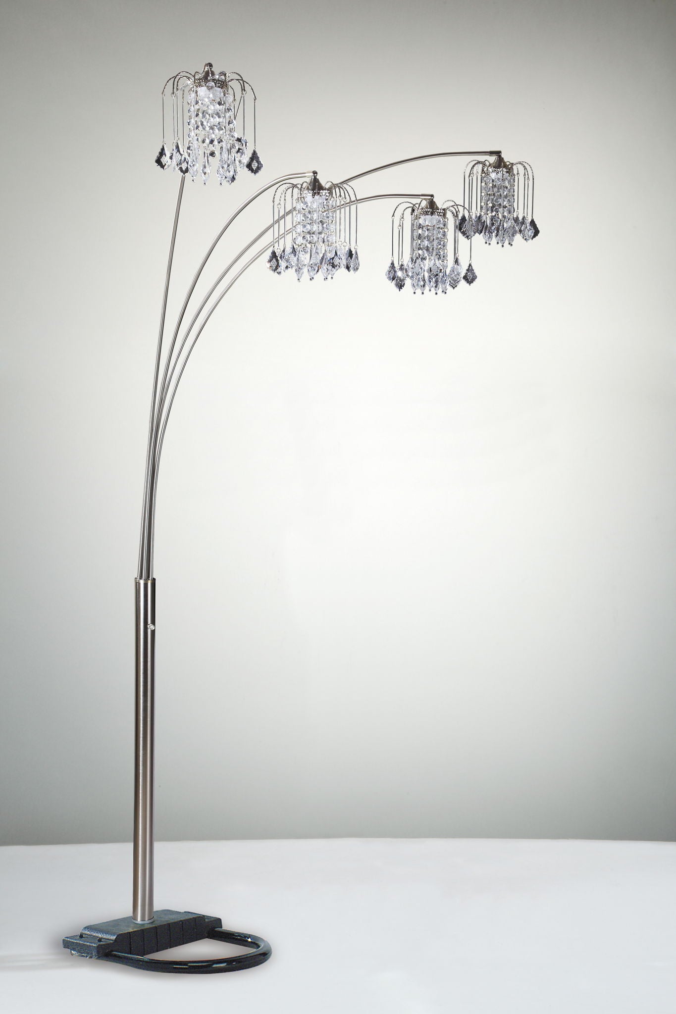 Rain Drop - Arc Lamp - Pewter