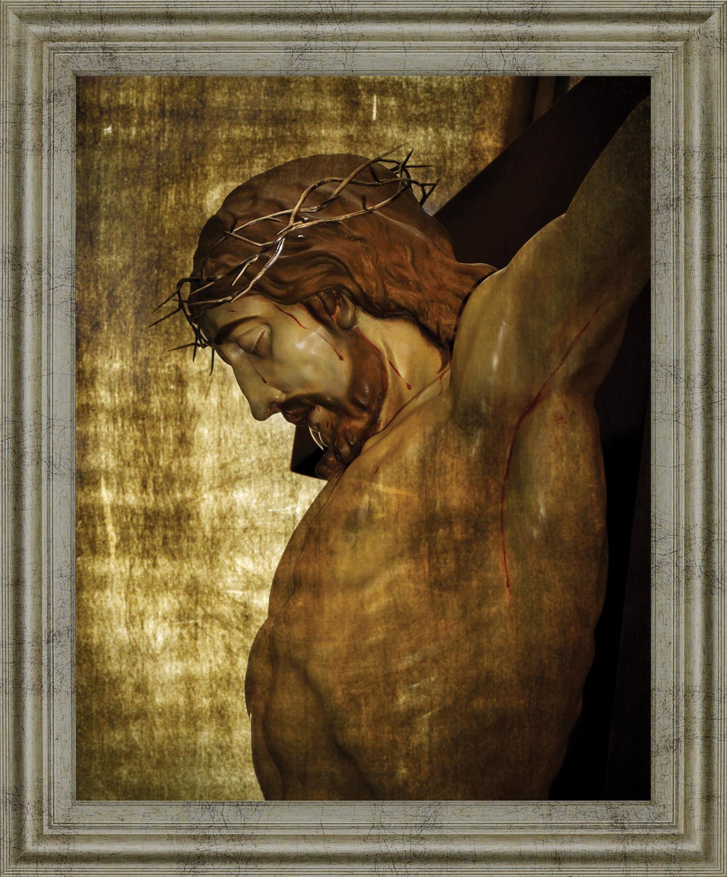 Somber Reverence - 28" x 34" Framed Wall Art