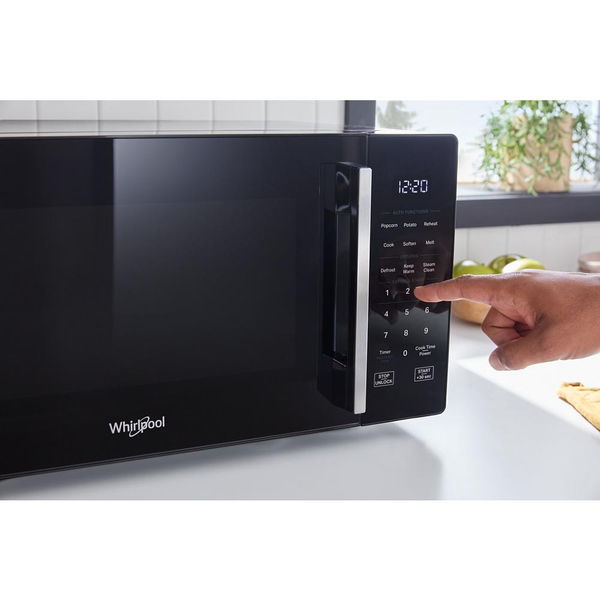 0.7 Cu. Ft. Black Countertop Microwave With Steam Clean - 700 Watt