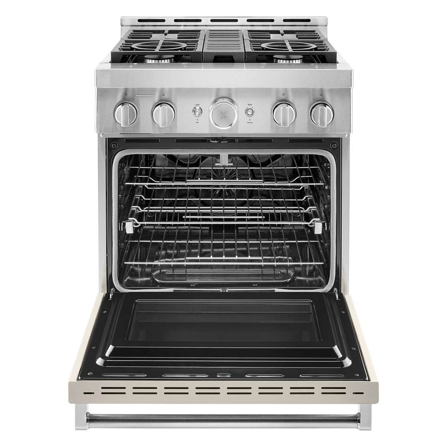 30'' Smart Commercial-Style Gas Range With 4 Burners - Milkshake