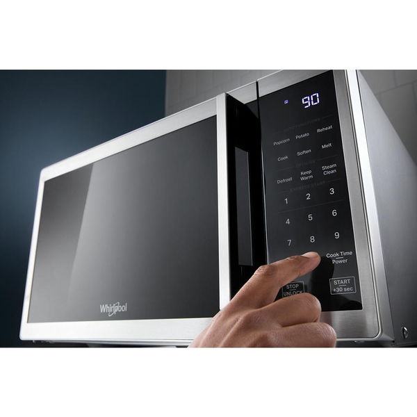 0.9 Cu. Ft. Stainless Steel Countertop Microwave With Steam Clean - 900 Watt