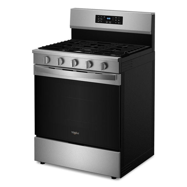 30" Gas Range With Air Cooking Technology, No Preheat Air Fry And Air Baking And Self Clean - Stainless Steel