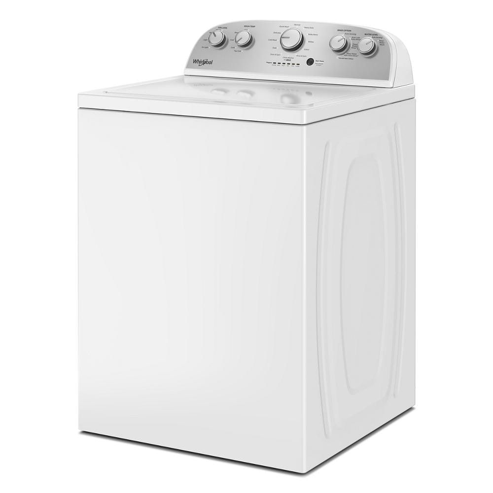 3.8 Cu. Ft. Top Load Washer With Stainless Steel Wash Basket And 360 Wash Agitator - White