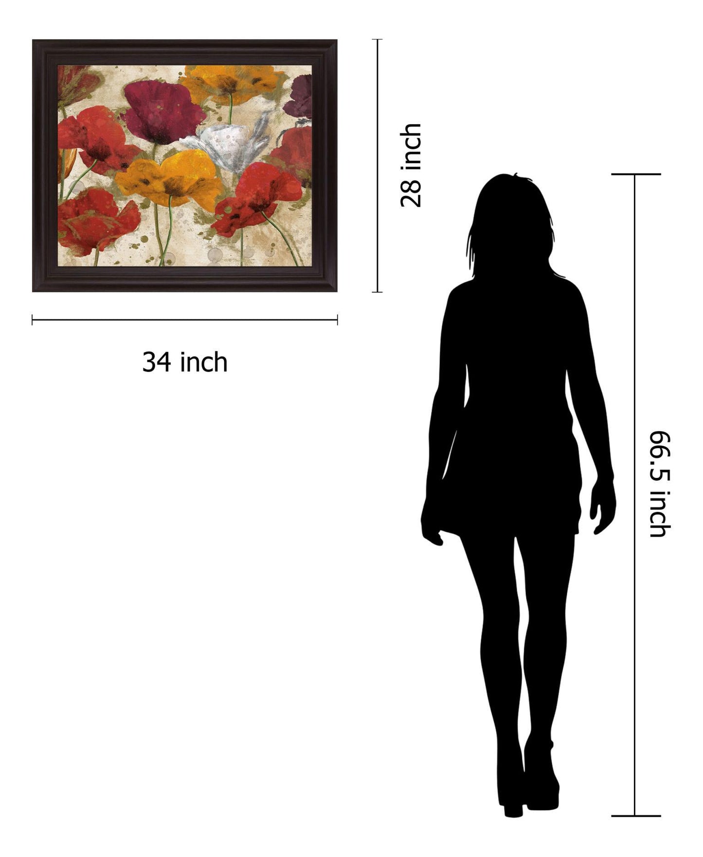 Harvest Petals - 28" x 34" Framed Wall Art