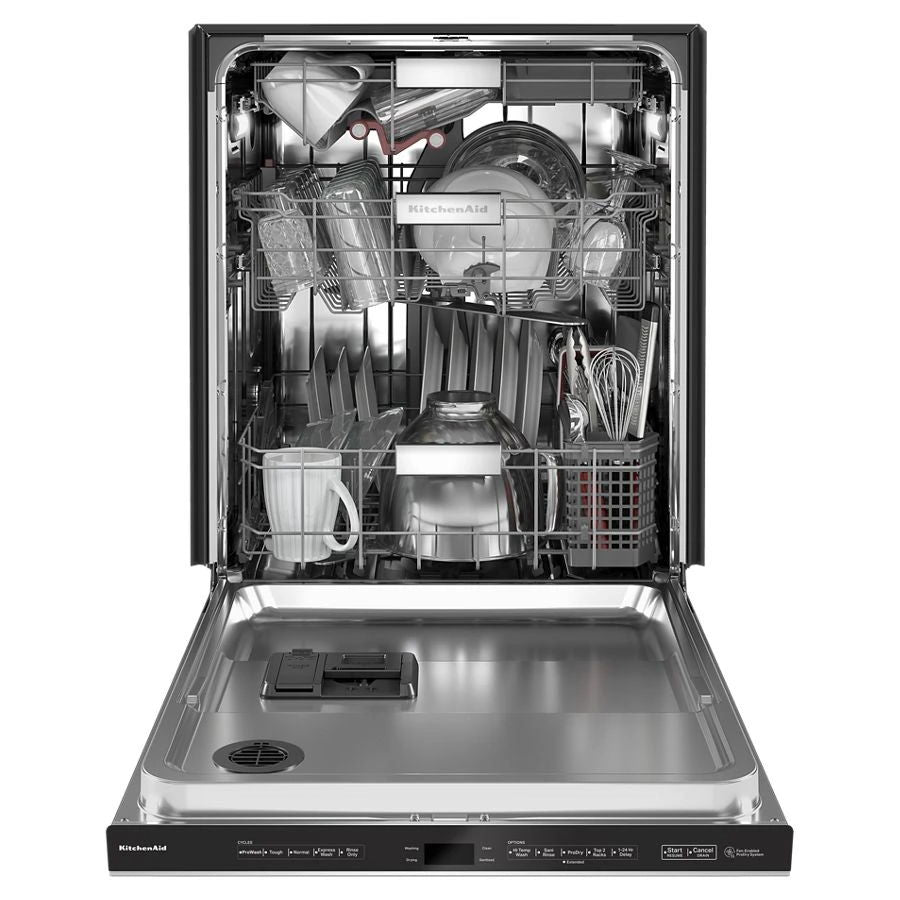 360° Max Jets Third Rack Dishwasher With Stainless Steel Third Rack Wash Jets, 44 dBA - Stainless Steel