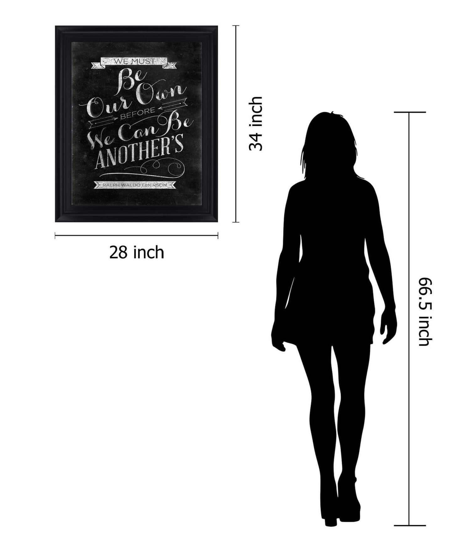 Chalked Whimsy - 28" x 34" Framed Wall Art