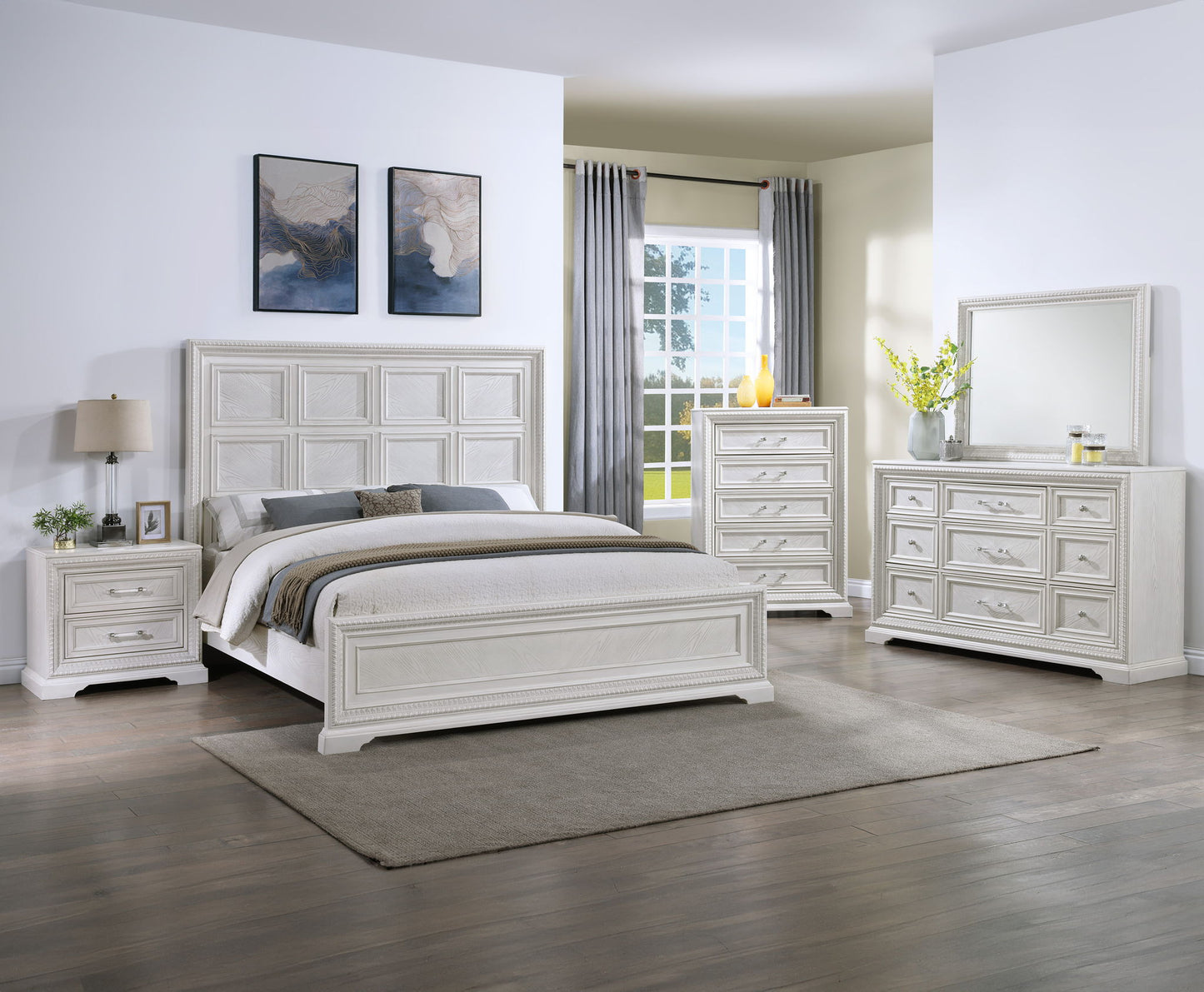 Alexandria - Accent Nightstand - White