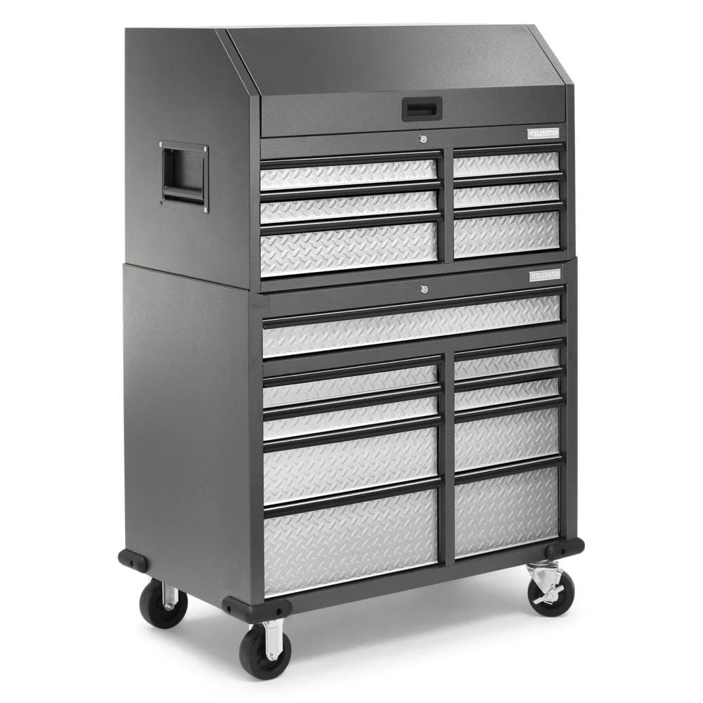 Premier 41" 15-drawer Mobile Tool Chest Combo