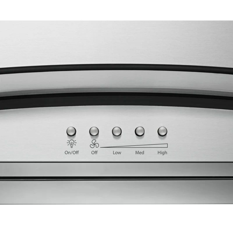 36" Modern Glass Wall Mount Range Hood