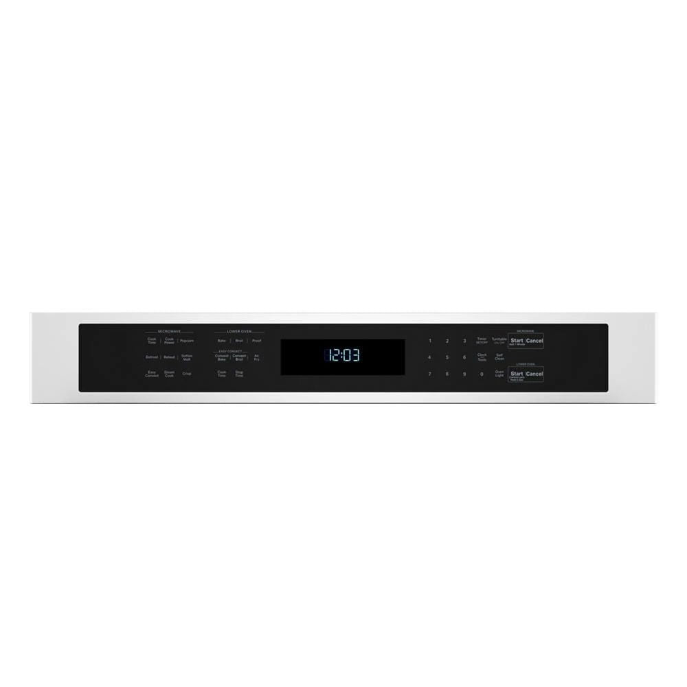 30" Combination Microwave Wall Oven With Air Fry Mode - White