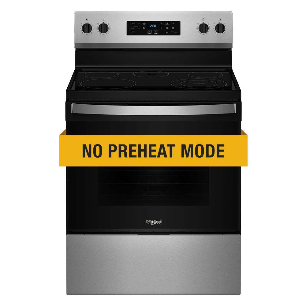 30" Electric Range With Steam Clean