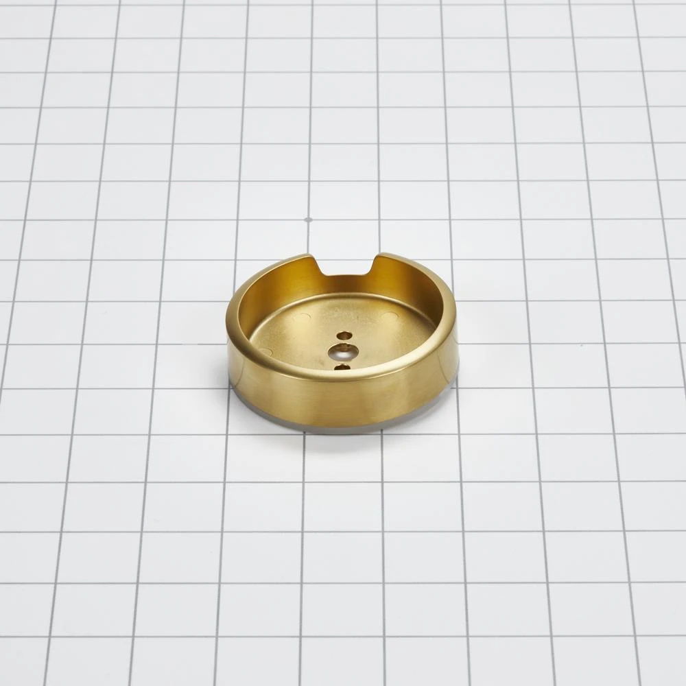 Jennair 3" D Single Bezel For Rise-Style Commercial Range And Rangetop Burner Griddle Knobs - Brass