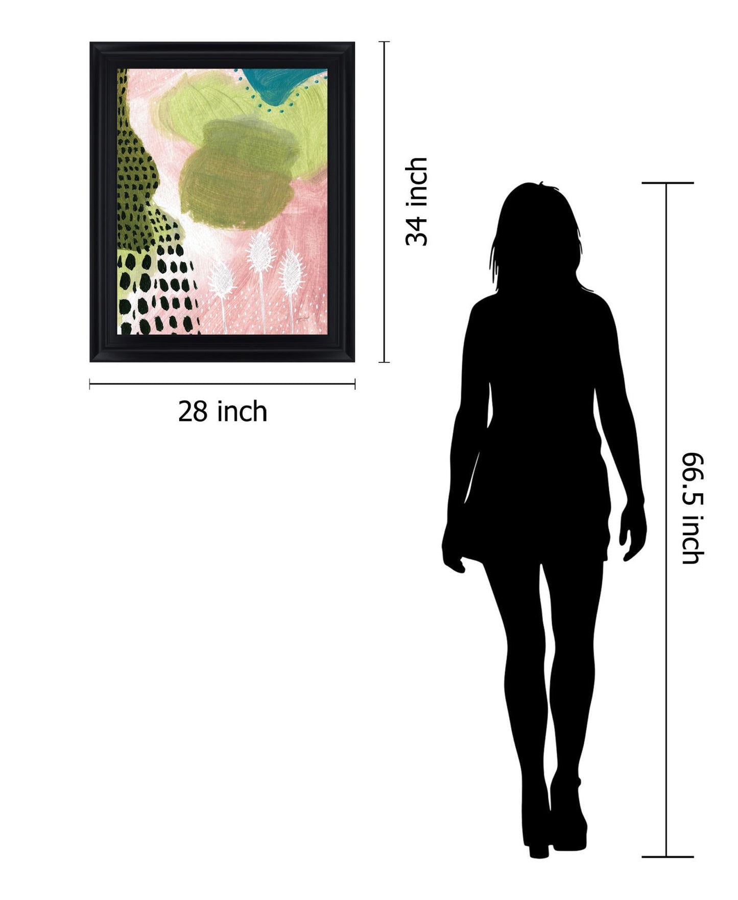 Garden Whimsy - 28" x 34" Framed Wall Art