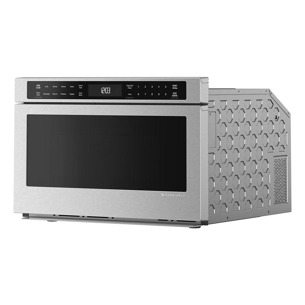 24" Under-Counter Microwave Oven Drawer With Steam Cooking