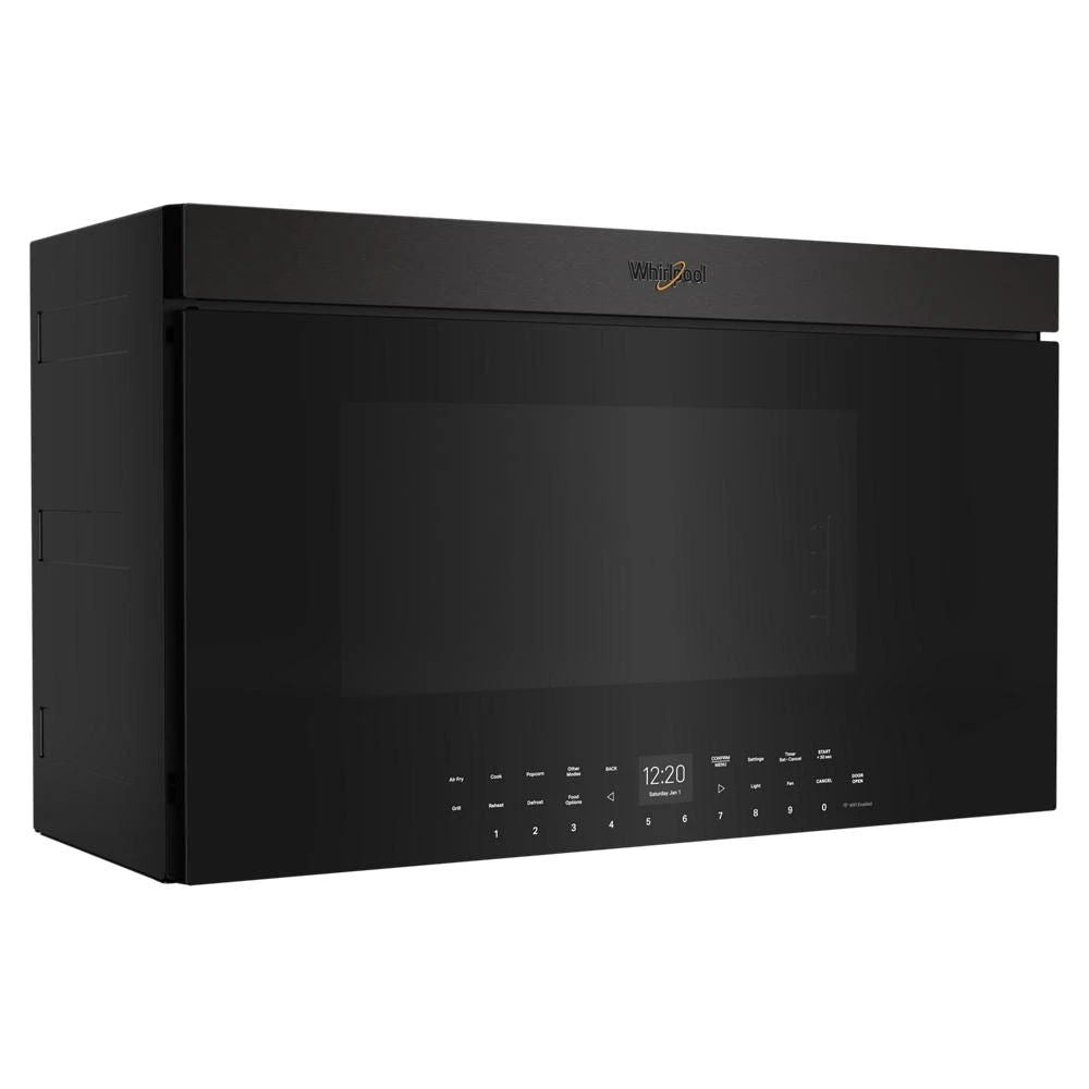 Air Fry Over- The-Range Oven With Flush Built-In Design - Black Stainless Finish