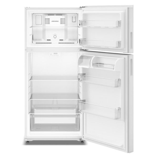 28" Wide Top-Freezer Refrigerator With A Large Crisper Drawer - White