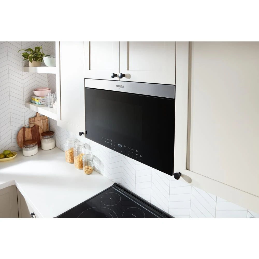 Air Fry Over- The-Range Oven With Flush Built-In Design - Black