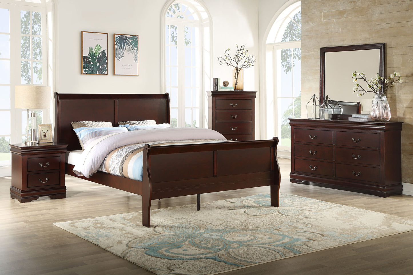 Louis Philip - Dresser - Cherry