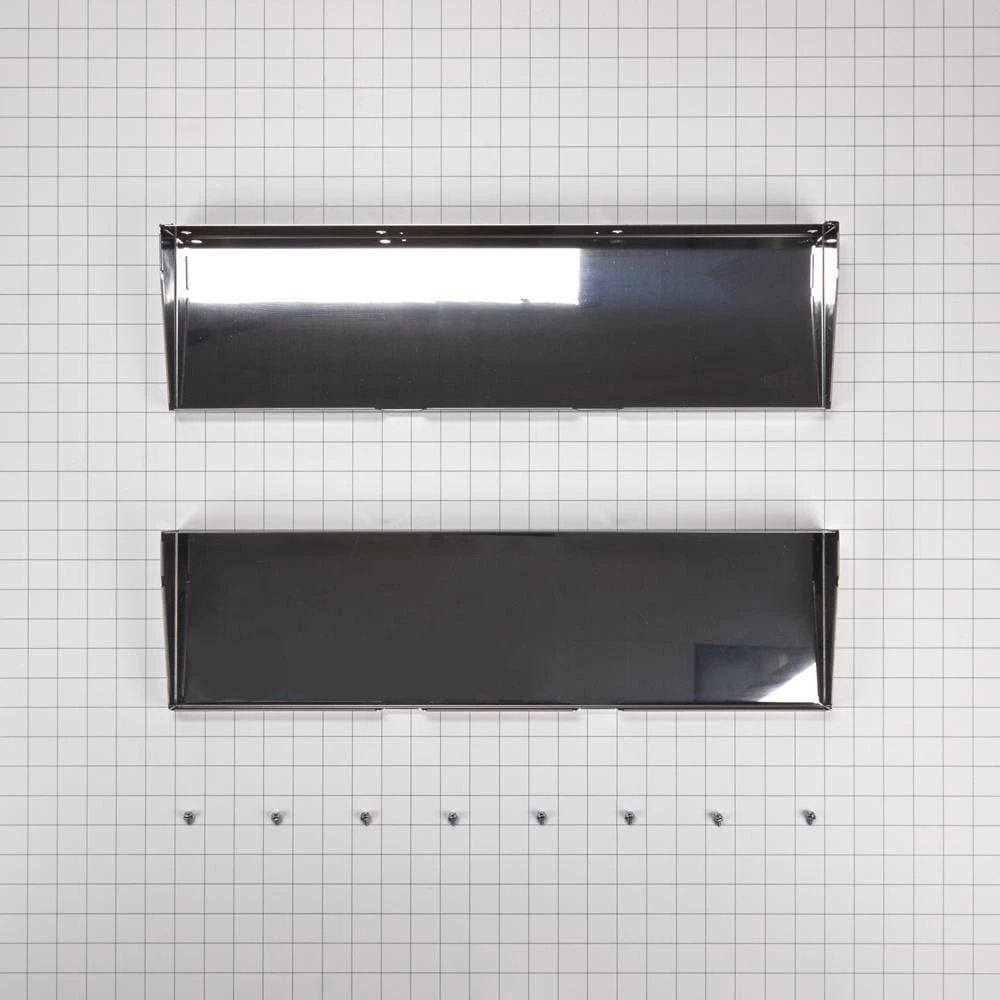 Jennair Wall Hood Chimney Extension Kit For Installation Of 36" Hood Into 48" Opening, (Includes Two Panels And Eight Screws) - Stainless Steel