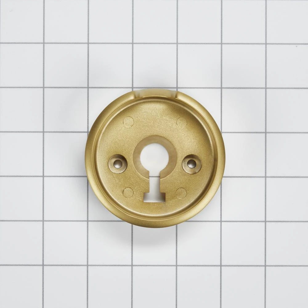 Jennair 3" D Single Bezel For Rise-Style Commercial Range And Rangetop Burner Griddle Knobs For JennAir Ranges - Brass