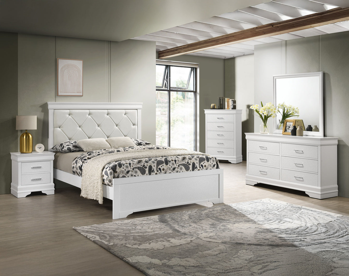 Amalia - Dresser - White