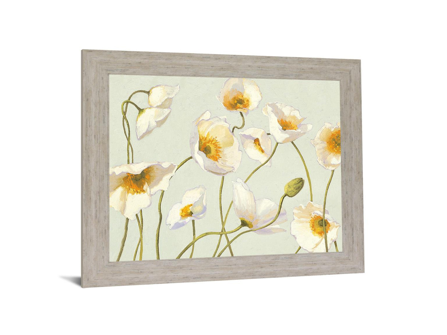 Golden Poppy Whimsy - 28" x 34" Framed Wall Art