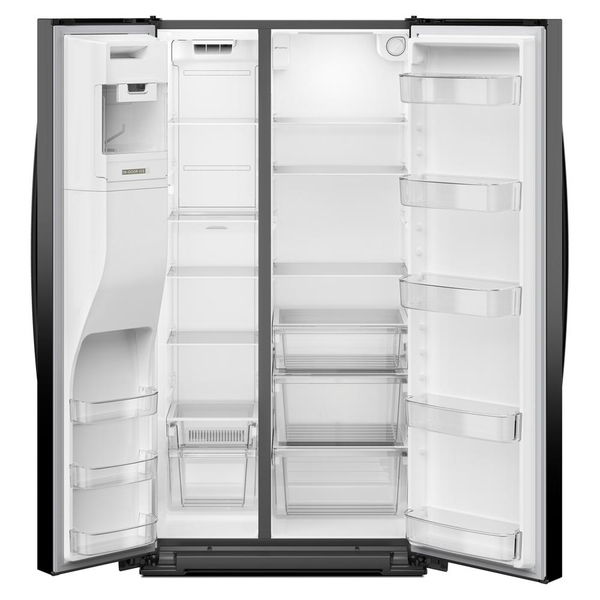 36" Counter Depth Side-By-Side Refrigerator With Trucool System - Black