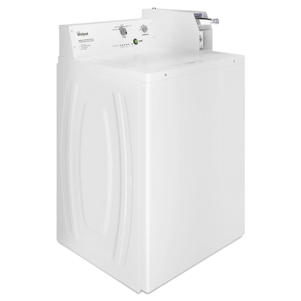 Commercial Top-Load Washer, Coin Slide - White