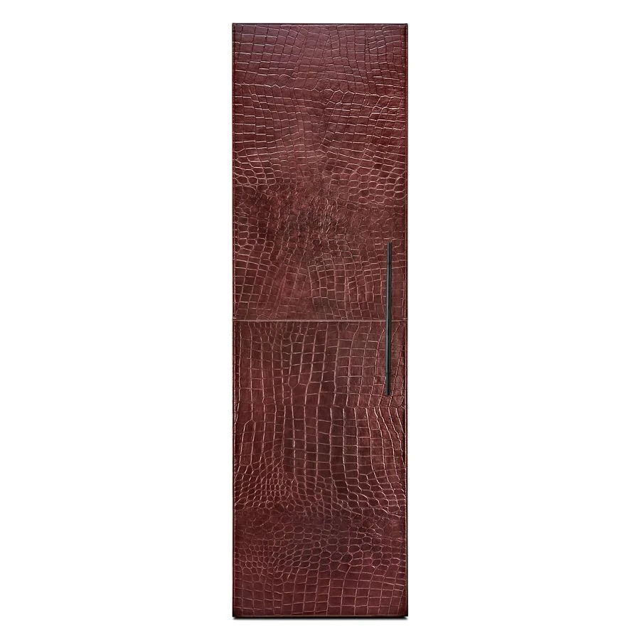 Croc 24" Cuts By JennAir Leather Panel - Red Croc