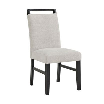 Jules - 6 Piece Dining Room Set - Charcoal / White