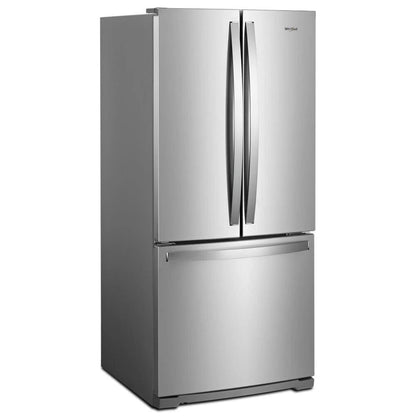 30" Wide French Door Refrigerator, 20 Cubic Feet, With FreshFlow Produce Preserver - Fingerprint Resistant Stainless Steel