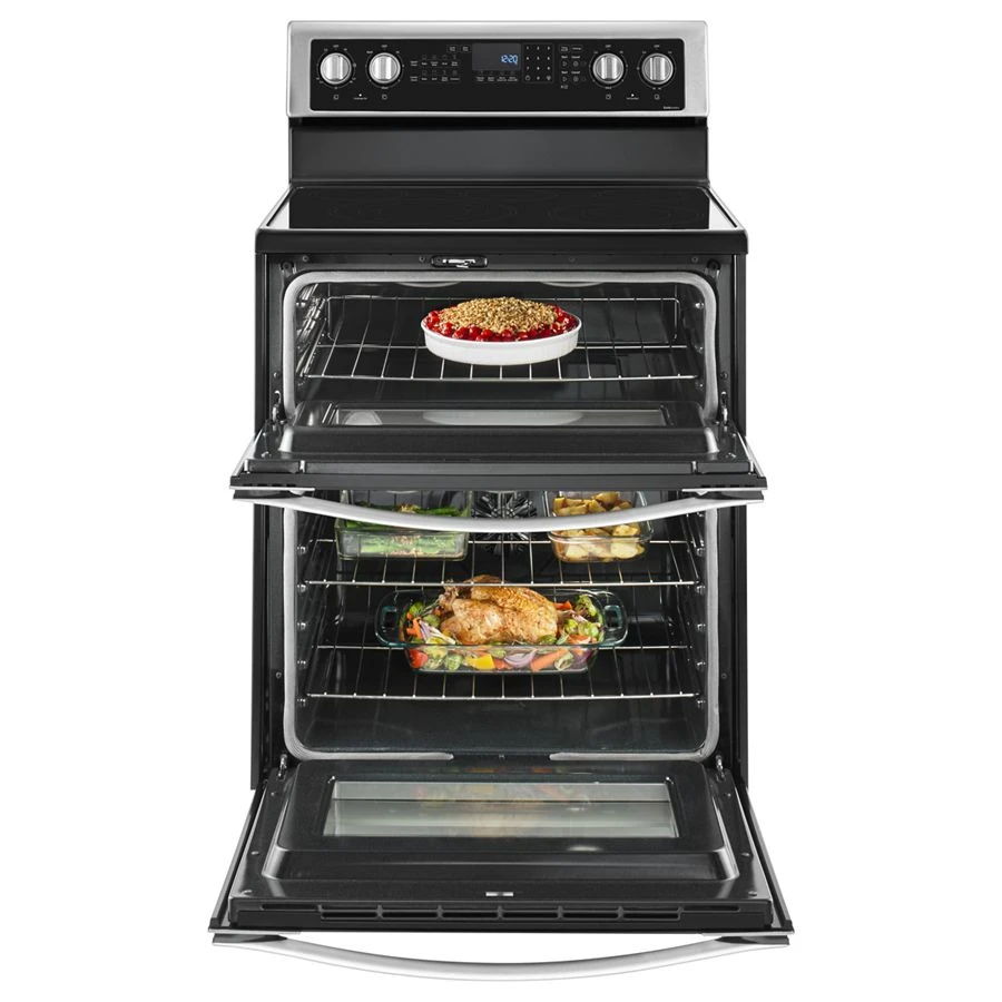 6.7 Cubic Feet Electric Double Oven Range With True Convection