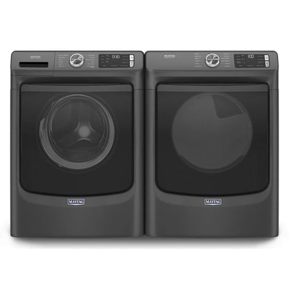 Front Load Electric Dryer With Extra Power And Quick Dry Cycle - 7.3 Cubic Feet - Volcano Black