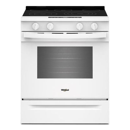 30" Electric Smart Range With Air Cooking Technology - White