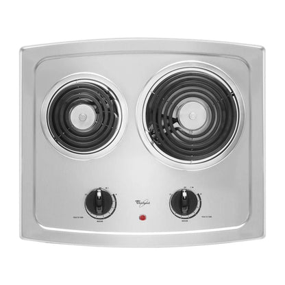 21" Electric Cooktop With Stainless Steel Surface