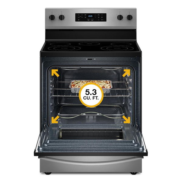 30" Electric Range With Self Clean - White