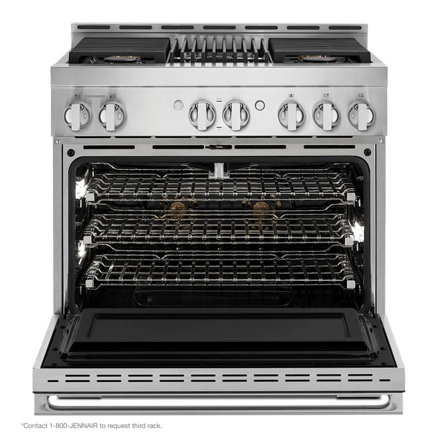 Noir 36" Gas Professional-Style Range With Grill