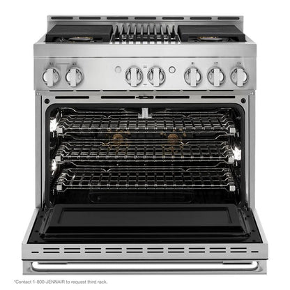 Noir 36" Gas Professional-Style Range With Grill
