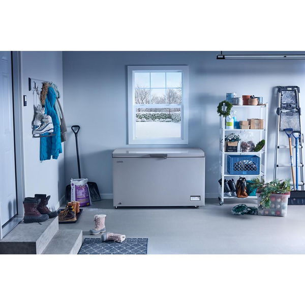 Maytag 16 Cu. Ft. Garage Ready Chest Freezer With Freezer-To-Fridge Convertibility - Gray