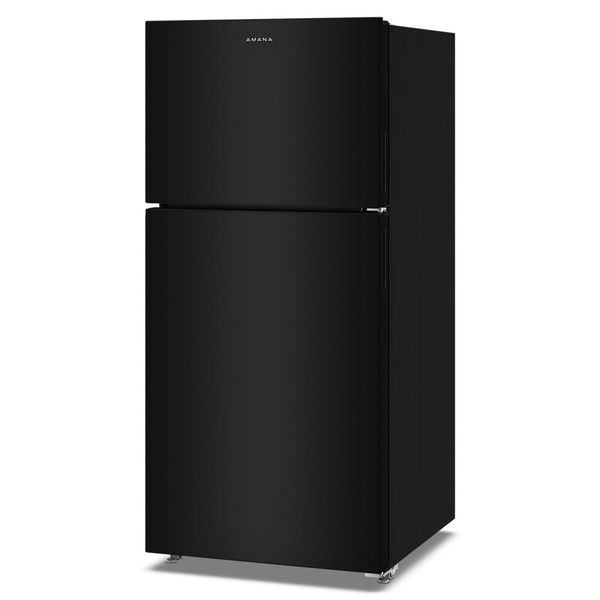 30" Wide Garage Ready Top-Freezer Refrigerator, 19 Cu. Ft. - Black