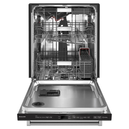 360° Max Jets Third Rack Dishwasher With Stainless Steel Third Rack Wash Jets, 44 dBA - Black Stainless Steel With PrintShield Finish
