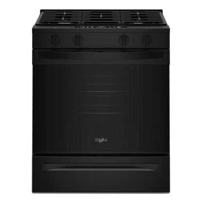30" Gas Smart Range With Air Cooking Technology And Steam Clean - Black