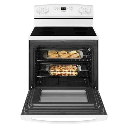 30" Electric Range With Extra-Large Oven Window - White