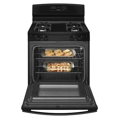 30" Gas Range With Self-Clean Option - Black