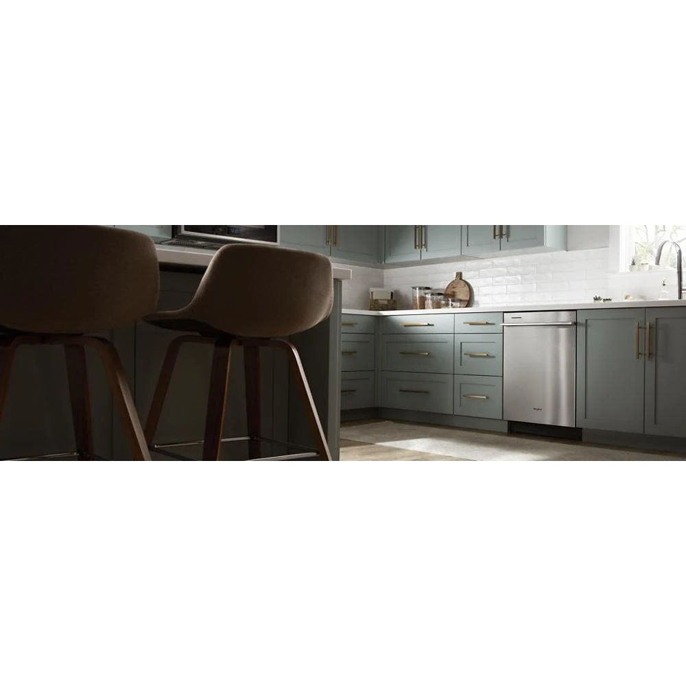 Fingerprint Resistant Quiet Dishwasher With 3Rd Rack & Large Capacity