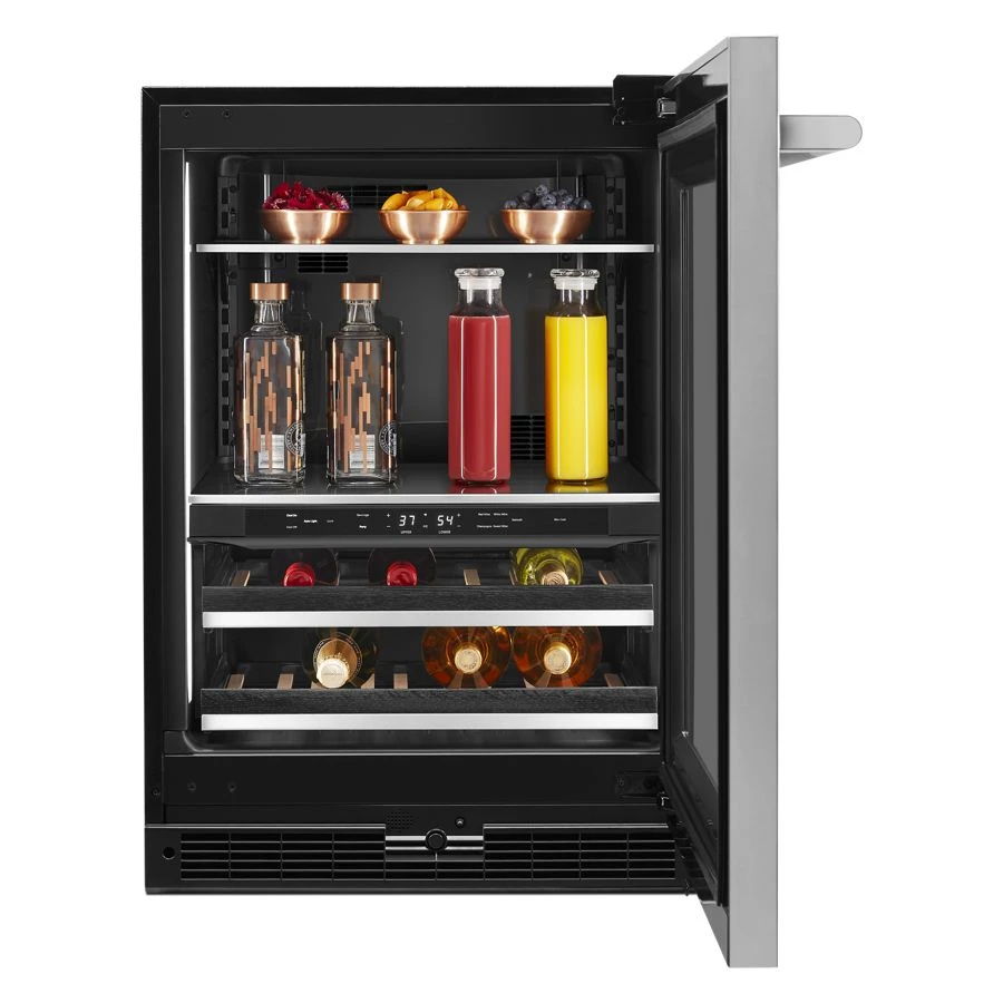 Rise 24" Built-In Undercounter Beverage Center, Right Swing