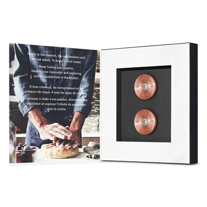 Kitchenaid Commercial-Style Range Handle Medallion Kit (Includes Two Medallions, Screws, And One 1/8" Hex Wrench) - Copper