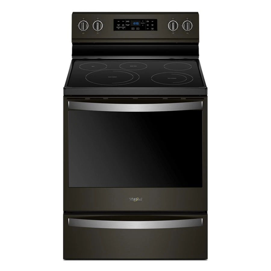 6.4 Cubic Feet Freestanding Electric Range With Frozen Bake Technology - Black Stainless