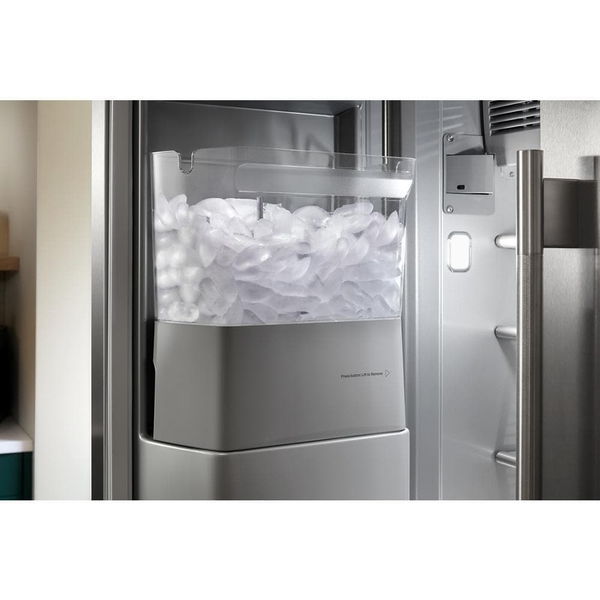 29.4 Cu. Ft. 48" Built-In Side-By-Side Refrigerator Features Exterior Water And Ice Dispenser With Measured Fill